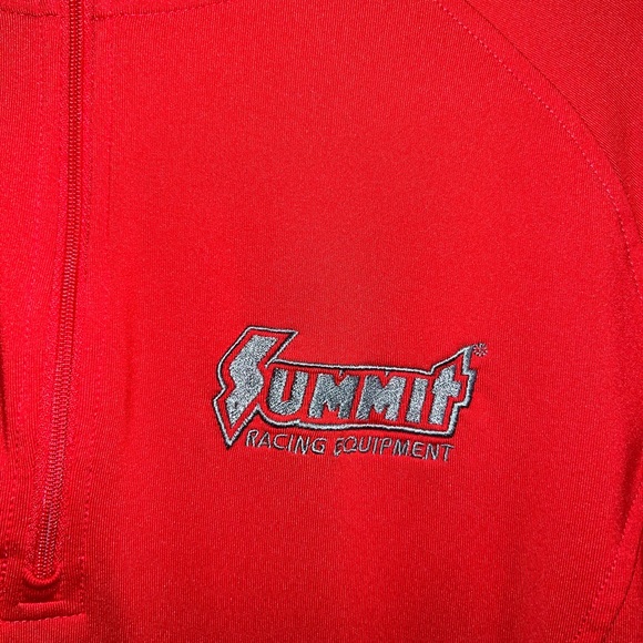 Summit Racing Red Quarter-Zip - Picture 3 of 4